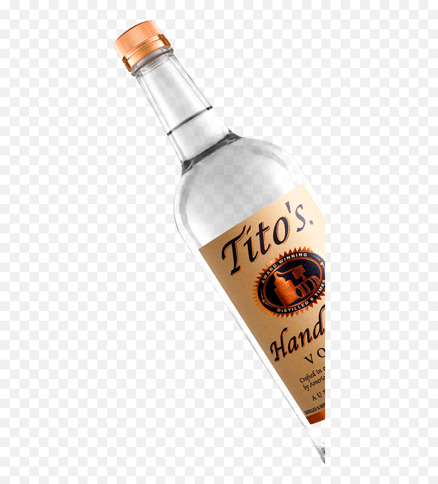 Titou0027s Taster Handmade Vodka - Glass Bottle Png,Tito's Vodka Logo Png