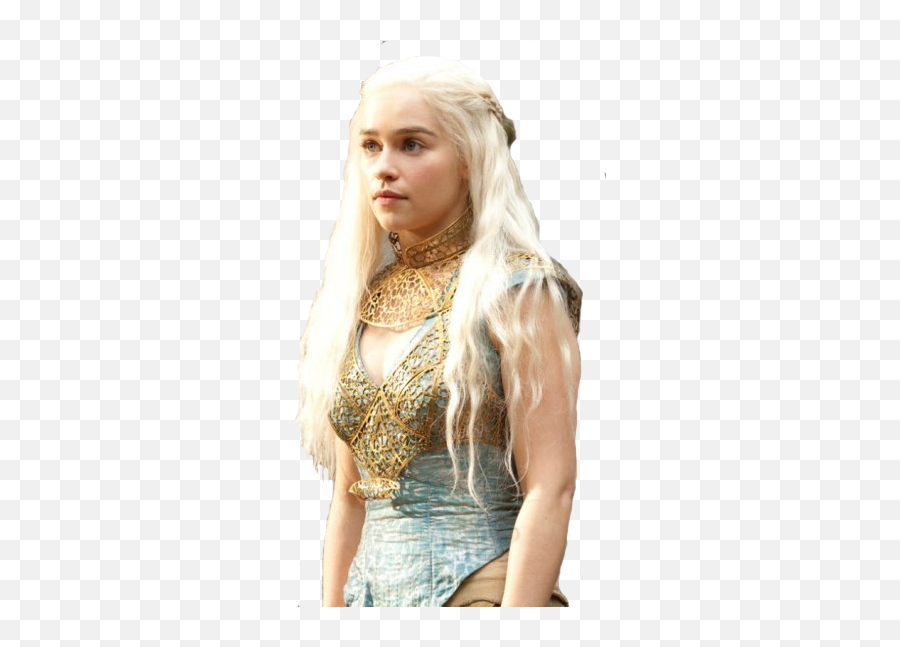 Got Game Of Thrones Transparent Daenerys Targaryen - Game Of Daenerys Targaryen Gold Dress Png,Emilia Clarke Png