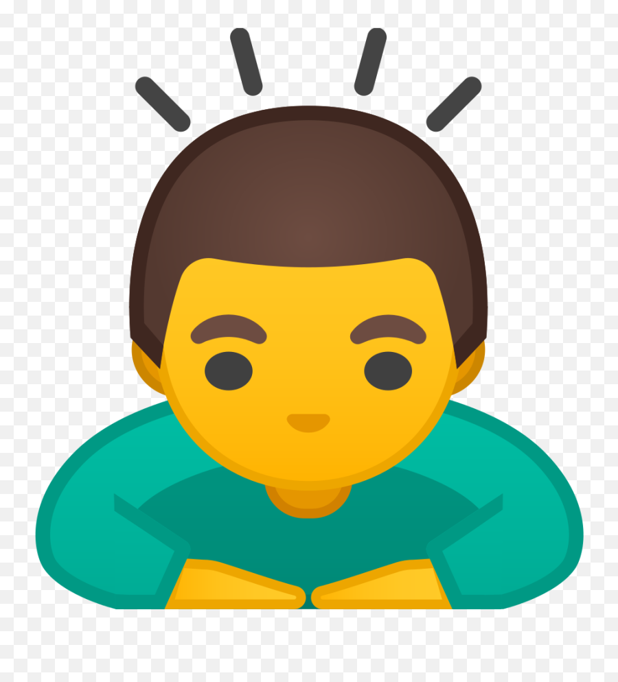 Bow Emoji Png - Download Svg Download Png Bowing Emoji Bowing Man Emoji,Emoji Png Download
