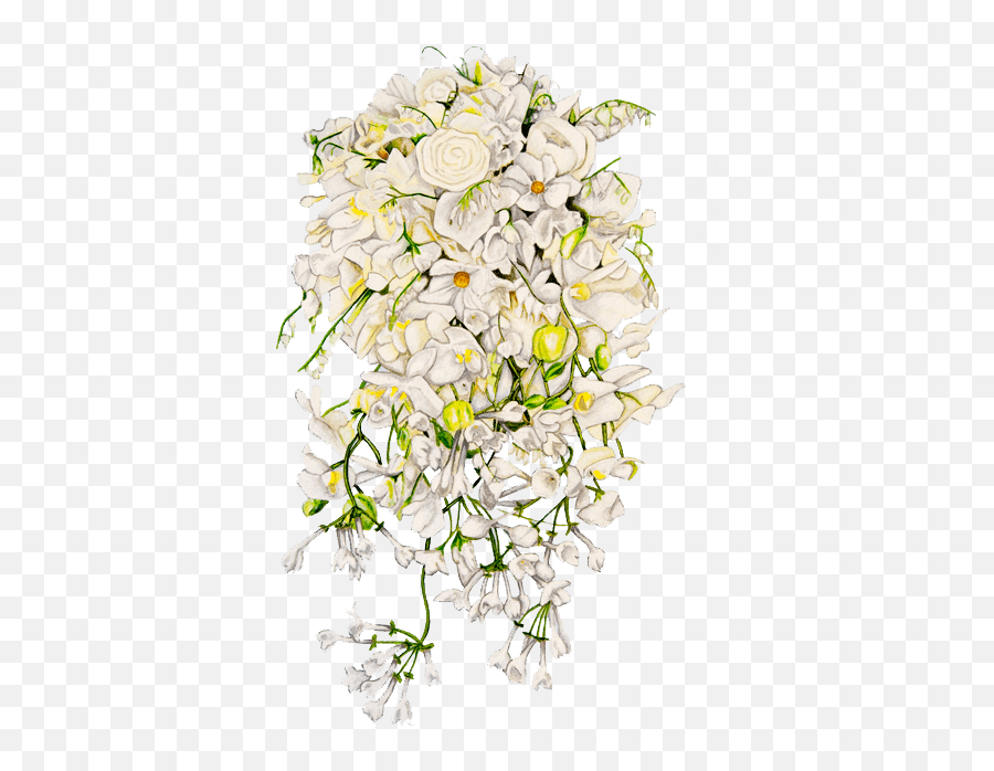 Bunga Pengantin Png Transparent Images - Karangan Bunga Melati Png,Bunga Png