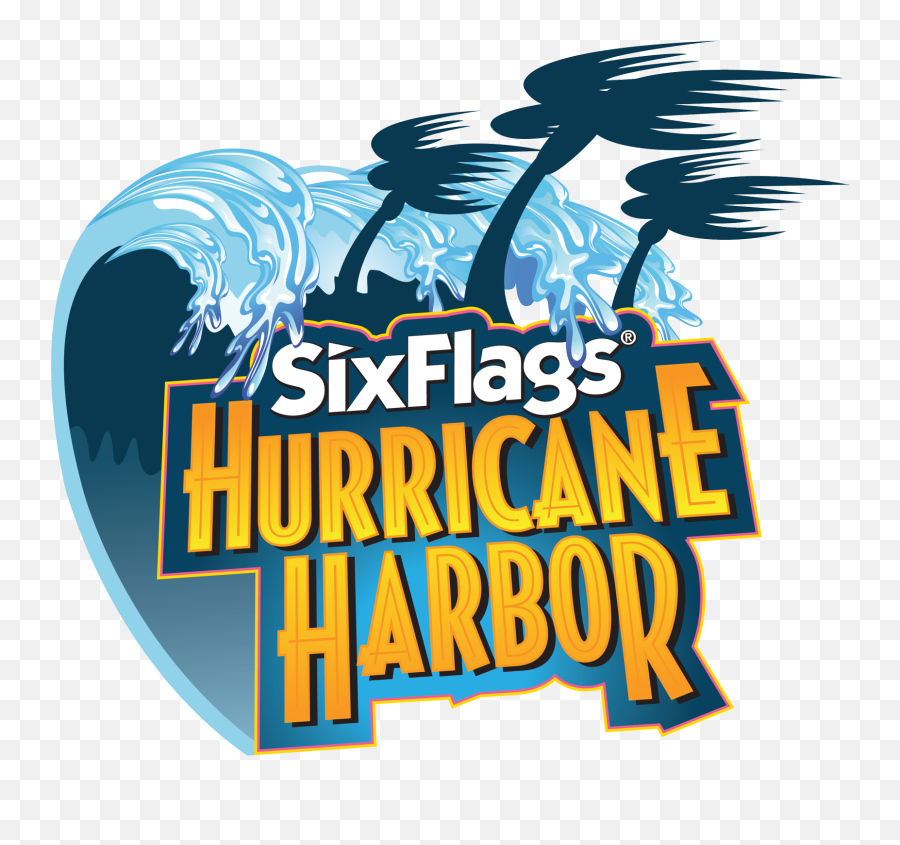 Hurricane Harbor Logo Hd Png Download - Six Flags Hurricane Harbor Sign,Hurricane Png