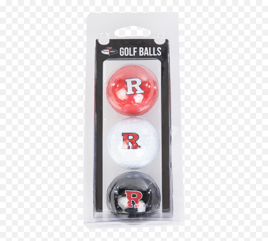 Rutgers Scarlet Knights 3 Golf Ball - Sphere Png,Golf Ball Transparent