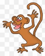 Huge Monkey Clipart Funny - Transparent Background Monkeys Animated Gif png