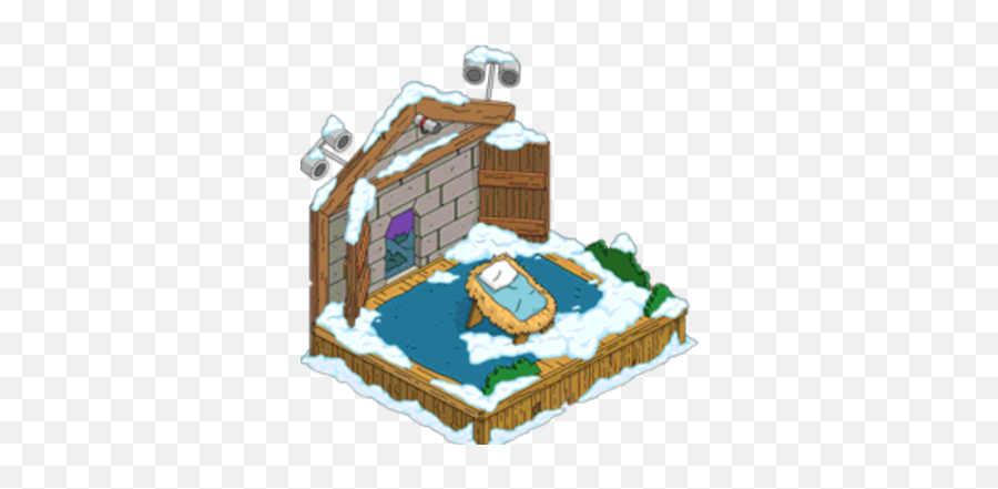 Nativity Scene The Simpsons Tapped Out Wiki Fandom - Snow Png,Nativity Png