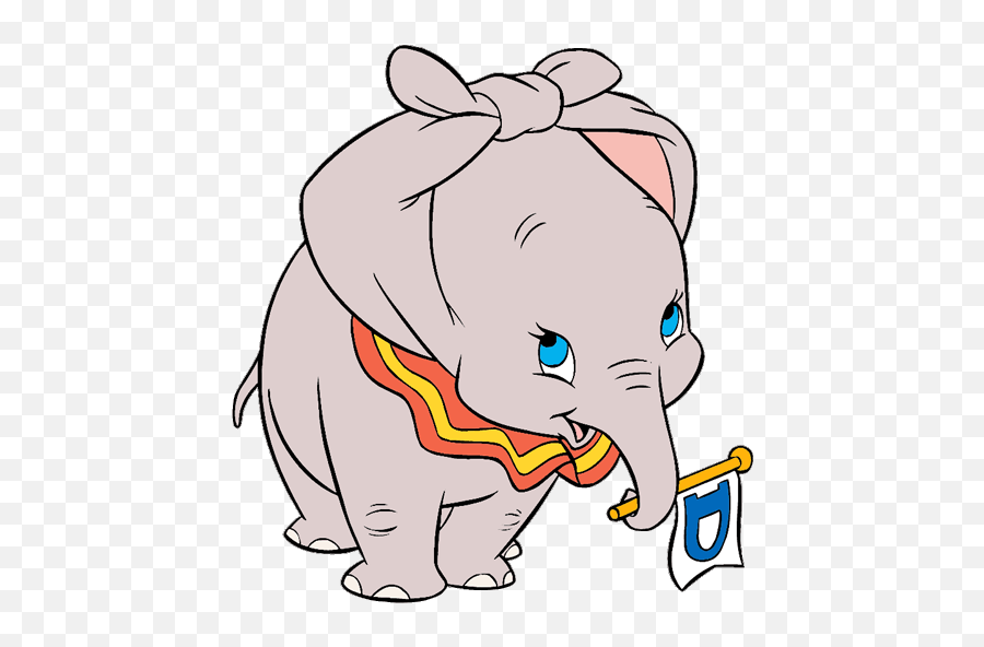 Free Dumbo Cliparts Download Clip - Dumbo Ear Tied Up Png,Dumbo Png