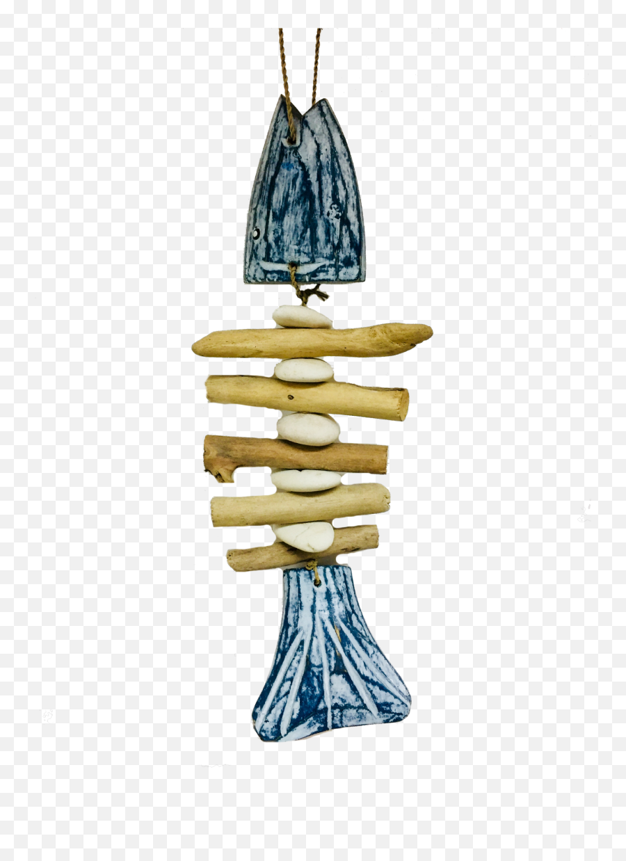 Fish String Hanger With Driftwood - Vertical Png,Driftwood Png