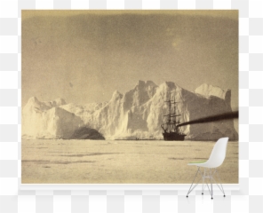 Between The Iceberg And Field - iceu0027 Wallpaper Mural SurfaceView The Arctic Illustrated With Photographs Taken On An Art Expedition To Greenland png