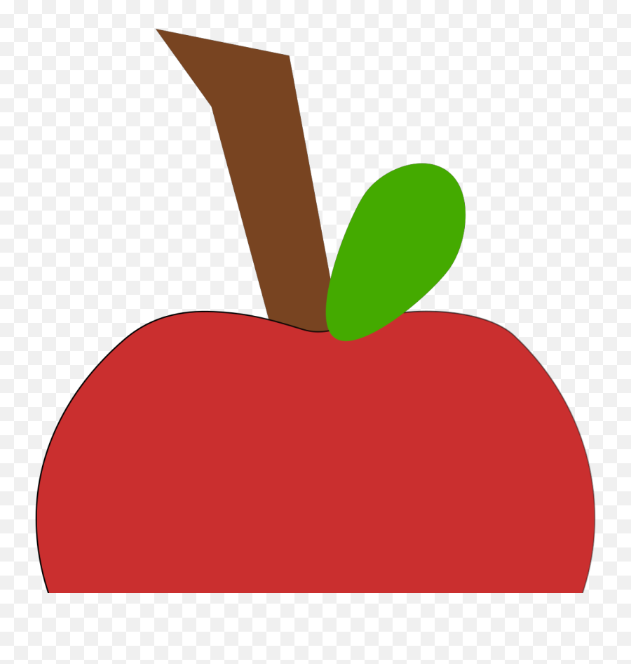Apple Red Svg Vector Clip Art - Svg Clipart Fresh Png,Apple Logo Clipart