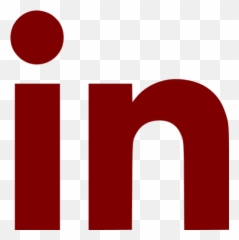 Maroon Linkedin Icon - Free maroon site logo icons Linkedin Vector Icon Red png