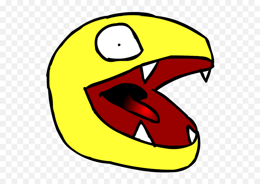 Evil Pacman By Chezgamer1908 - Happy Png,Evil Smile Png