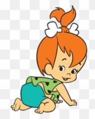 Flintstones Pebbles Clipart - Pebbles Flintstone Png,Flintstones Png