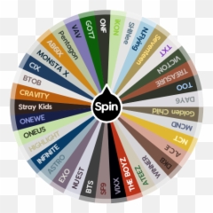 Wheel To Pick A Kpop Boygroup Spin The App - Dot png