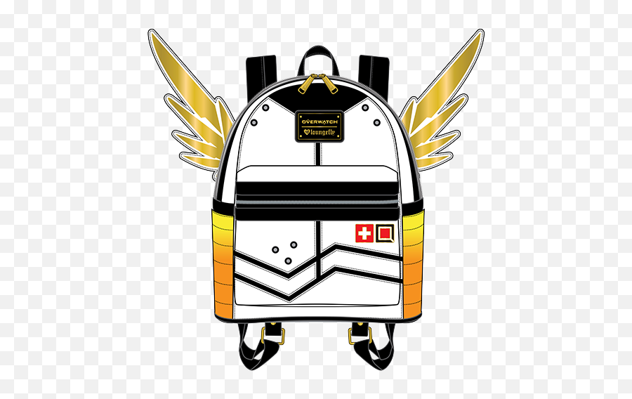 Download 10 Overwatch Apparel Mercy Mini Backpack - Kylo Ren Loungefly Backpack Png,Mercy Overwatch Png