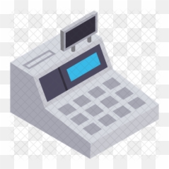 Cash Register Icon - Electronic png