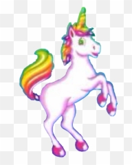 Unicorn Lisafrank Sticker By Sarahwhelan12 - Unicorn Png,Lisa Frank Png