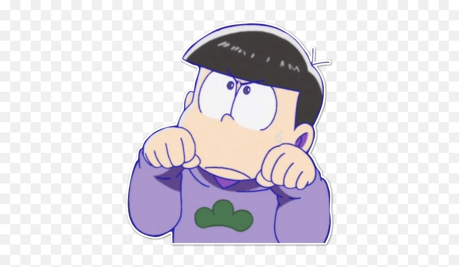 Osomatsu - Sanu201d Stickers Set For Telegram Osomatsu Png,Osomatsu Transparent