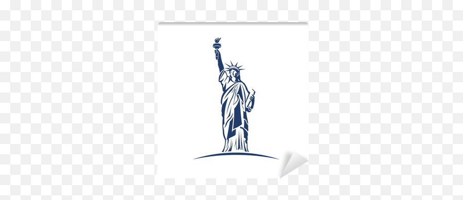 Statue Of Liberty Image Logo Wall Mural - Statua Wolnoci Png,Statue Of Liberty Logo