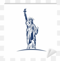 Statue Of Liberty Image Logo Wall Mural - Statua Wolnoci png