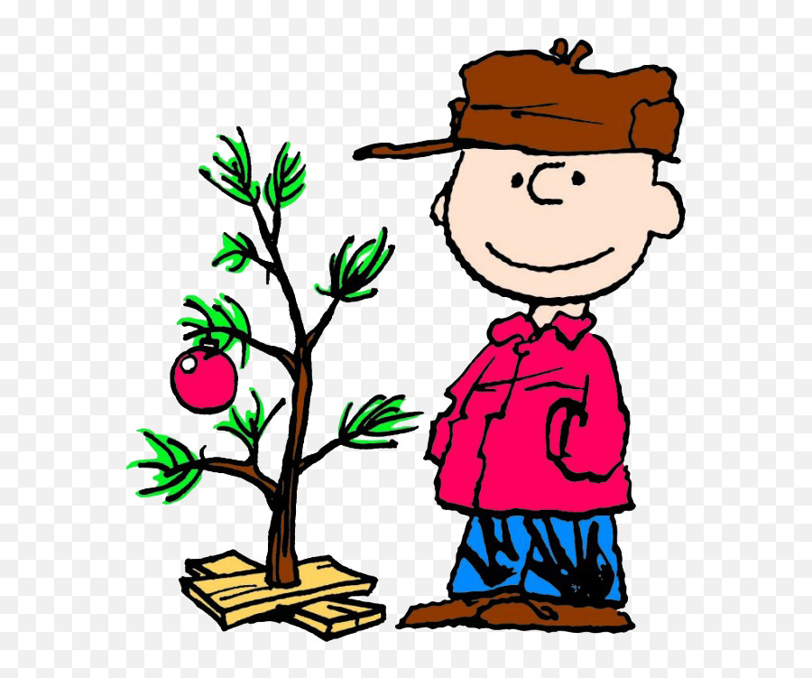 Charlie Brown And His Christmas Tree - Charlie Brown With Christmas Tree Png,Charlie Brown Png