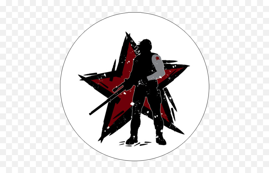 The Winter Soldier Pin 4 Sold By Fandom Machine - Transparent Winter Soldier Logo Png,Winter Soldier Transparent
