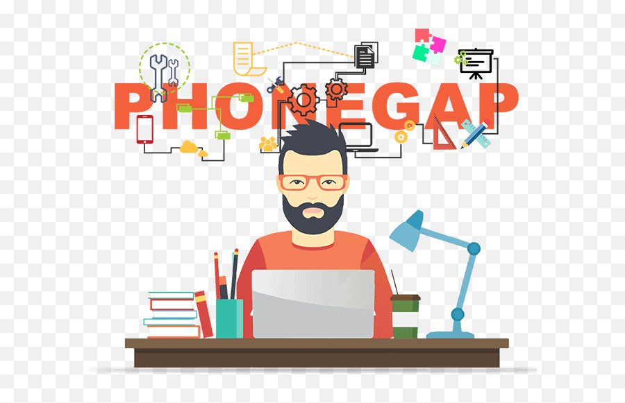Hire Phonegap Developer Programmers India - Php Laravel Developer Poster Png,Phone Gap Icon