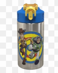 Zak Designs Toy Story 4 Buzz Woody Water Bottle Png