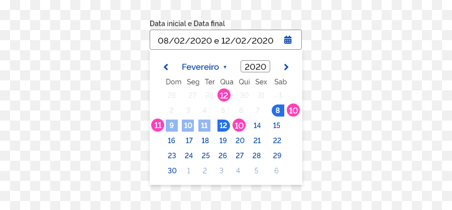 Design System Do Governo Federal - Componentes Datetimepicker Dot Png,Datetimepicker Icon