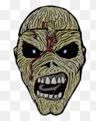 Hot Rock Hollywood - Iron Maiden Enamel Pin png