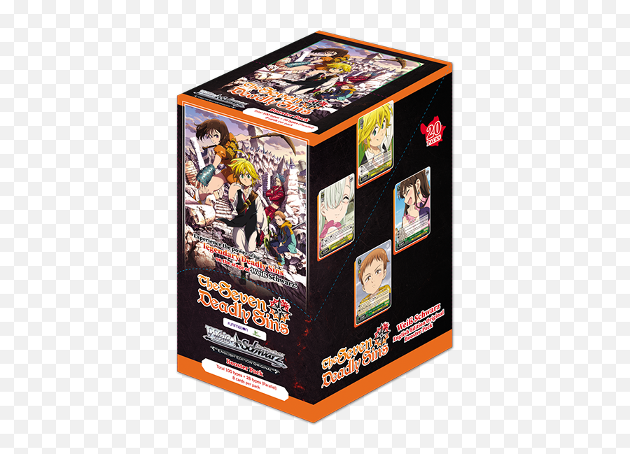 Weiss Schwarz Sealed Product - Weiss Schwarz The Seven Deadly Sins Booster Box Png,Konosuba Folder Icon