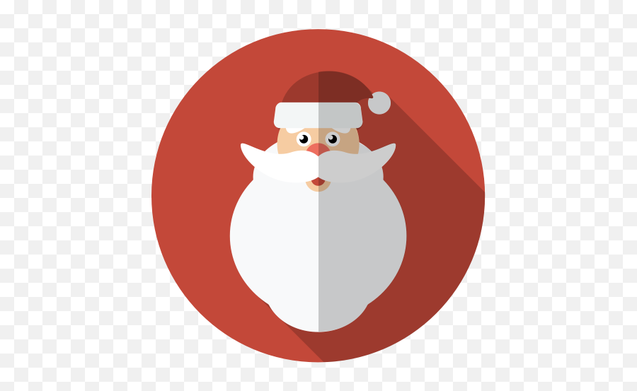 Christmas Face Hairy Holiday Santa - Illustration Png,Christmas Icon Png