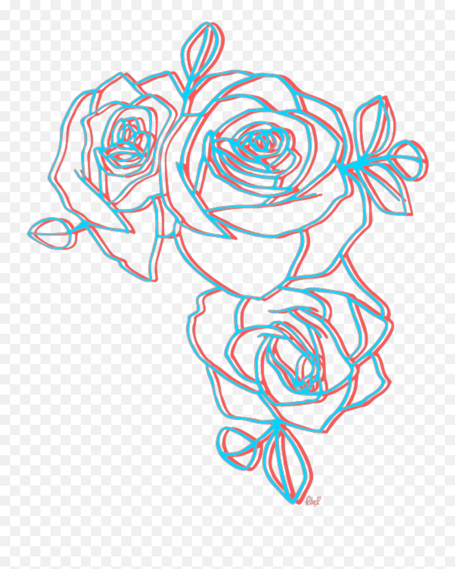 Roses Tumblr Transparent U0026 Png Clipart Free Download - Ywd Red And Blue 3d Drawing,Flowers Png Tumblr