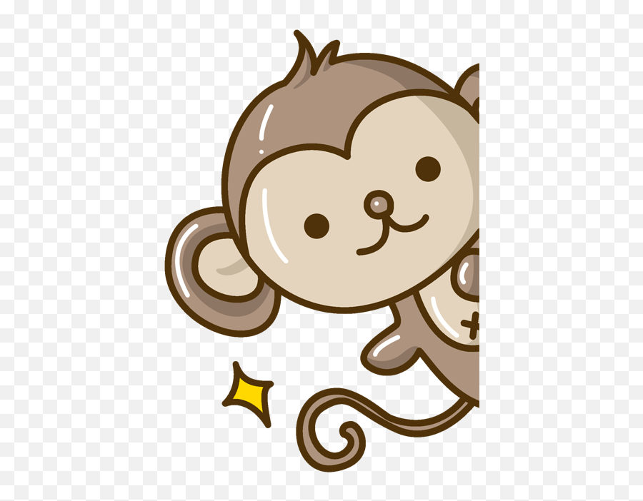 Cute Monkey Png Download - Kawaii Cute Monkey Drawing,Cute Monkey Png -  free transparent png images 