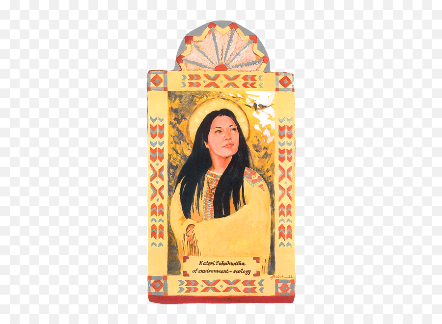 Retablo Ornaments U2013 1 Ranked New Mexico Salsa U0026 Chile - Saint Kateri Tekakwitha Patron Saint Png,St Kateri Tekakwitha Icon