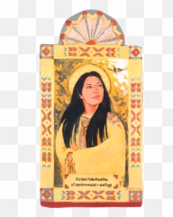 Retablo Ornaments U2013 Ranked New Mexico Salsa U0026 Chile - Saint Kateri Tekakwitha Patron png