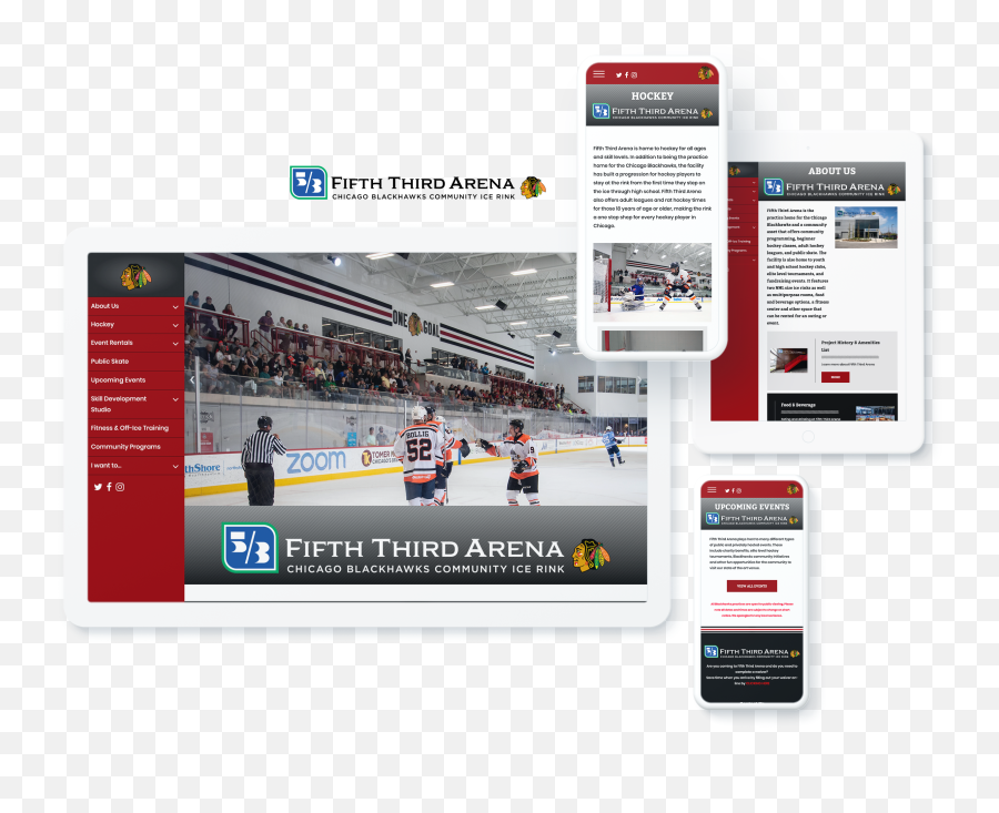 Web Development For Mb Ice Arena Americaneaglecom Png Chicago Blackhawks Icon