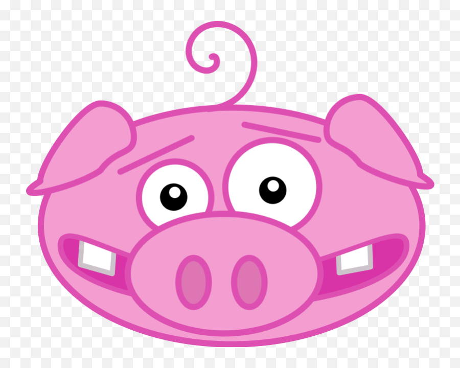 Png Images - Funny Pig Face Clipart,Animal Clipart Png