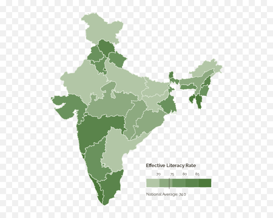 India States Map Vector Png Image - Jammu And Kashmir Map In India,India Map Png