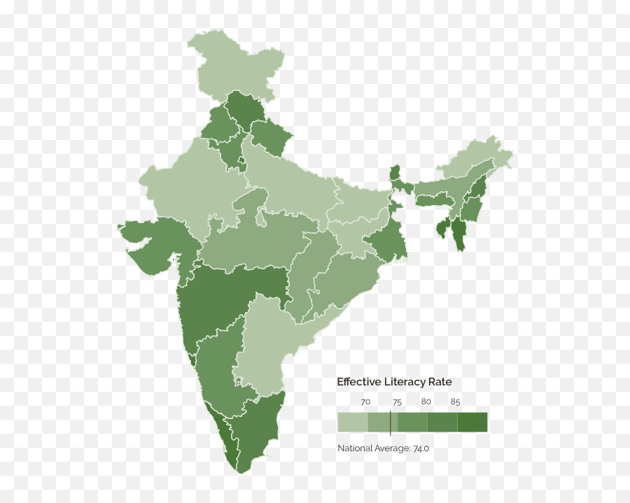 India States Map Vector Png Image - Jammu And Kashmir Map In India,India  Map Png - free transparent png images 