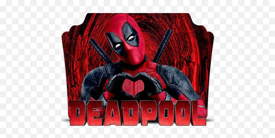 Deadpool 2016 Folder Icon - Deadpool Folder Icon Png,Deadpool Transparent Background