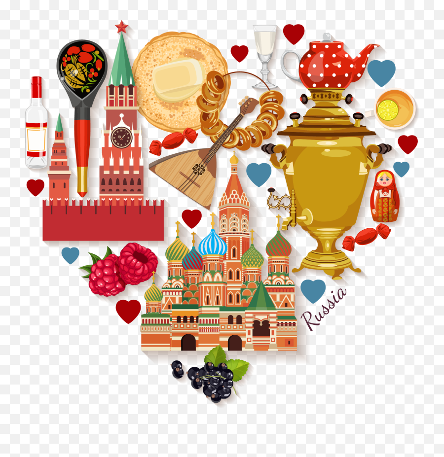 Download Moscow Flag Clipart Russian - Full Size Png Image Saint Cathedral,Russian Flag Png