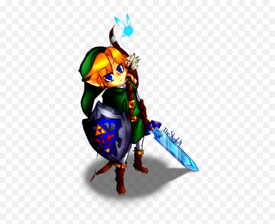 Adult Link From Ocarina Of Time - Illustration Png,Ocarina Of Time Png