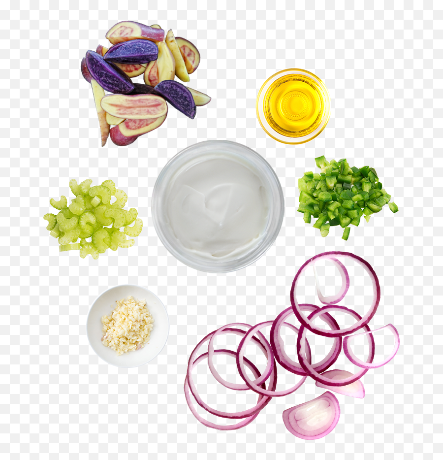 Hampton Creek Recipes Potato Salad Allergy Free - Red Onion Png,Potato Salad Png