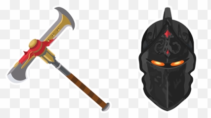 Fortnite Black Knight Skin Pickaxe - Black Knight Pickaxe Png,Black Knight Fortnite Png