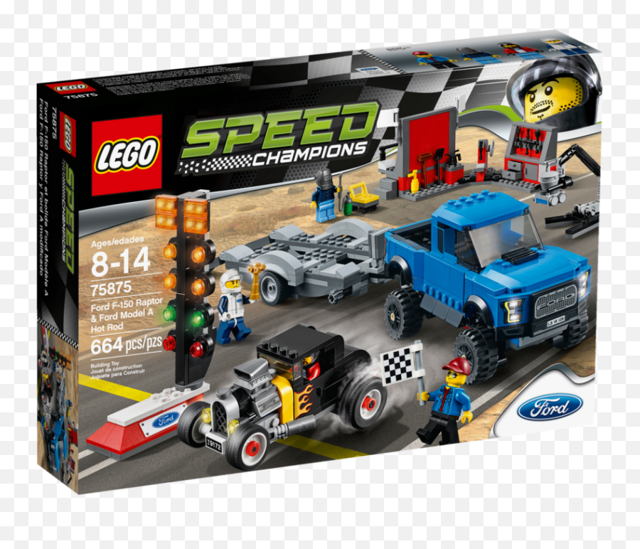 75875 Ford F - 150 Raptor U0026 Ford Model A Hot Rod Brickipedia Lego 75875 Png,Hot Rod Png