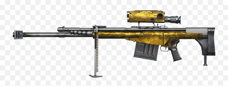 Gun Clipart Gatling - Sniper Rifle Png,Sniper Rifle Png