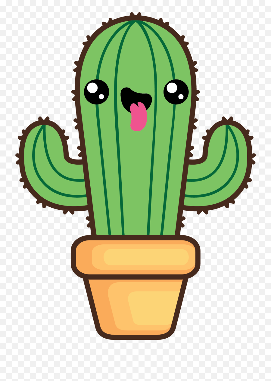 Cactus1 - Kawaii Cactus Clipart Png,Cactus Clipart Png