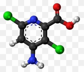 Aminopyralid Herbicide Molecule Png - Polymer Clipart,Molecule Png