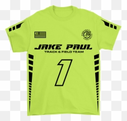 Jake Paul Everyday Neon Track Team - Active Shirt png