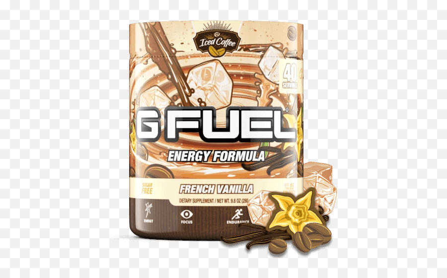 G Fuel French Vanilla Iced Coffee - French Vanilla Coffee Gfuel Png,Iced Coffee Png