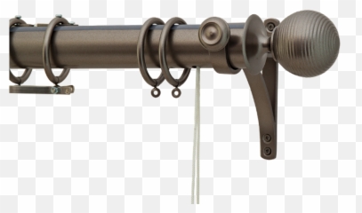 Brass Inverted Railway Curtain Pole - Window Png,Metal Pole Png